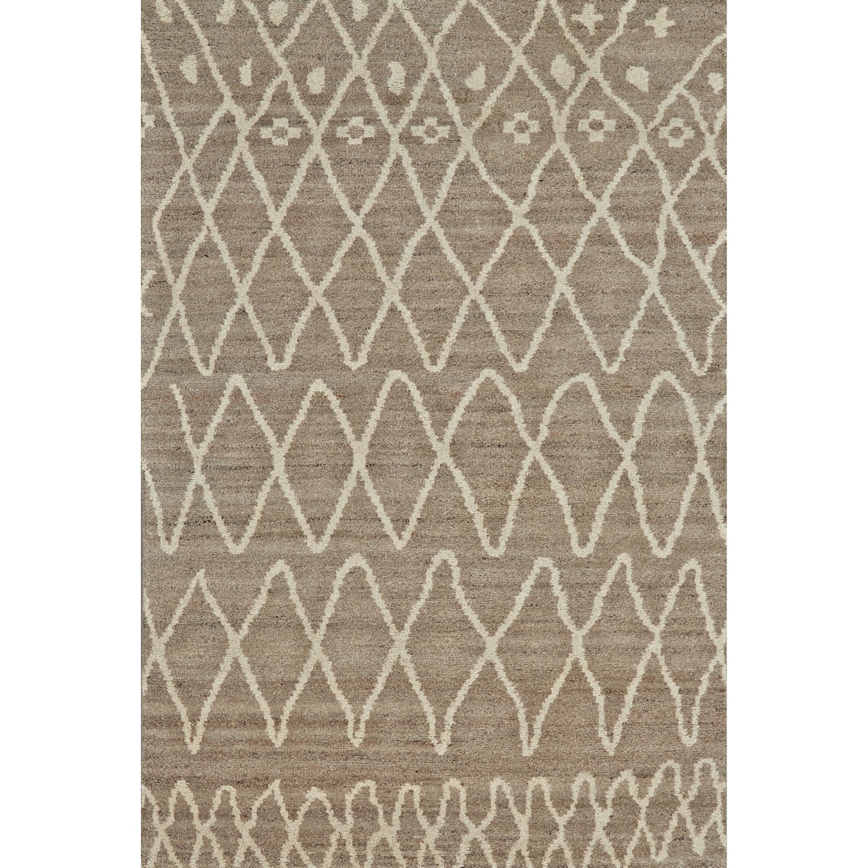 Feizy Rugs Barbary Natural/Slate 7'-9" x 9'-9" Area Rug