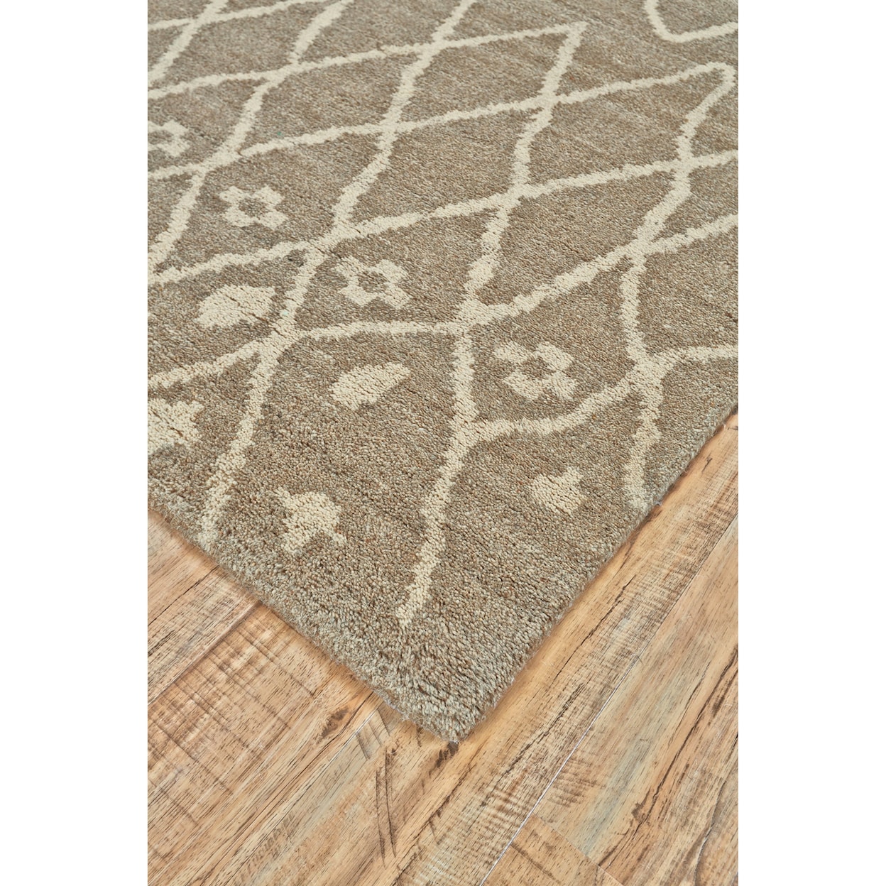 Feizy Rugs Barbary Natural/Slate 7'-9" x 9'-9" Area Rug