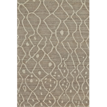Natural/Gray 5'-6" x 8'-6" Area Rug