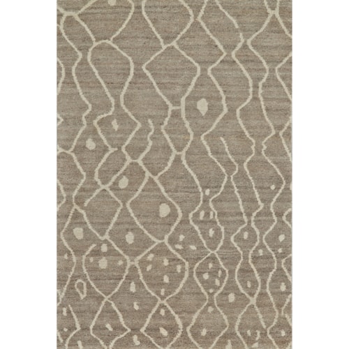 Natural/Gray 5'-6" x 8'-6" Area Rug