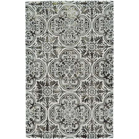 Black 9'-6" x 13'-6" Area Rug