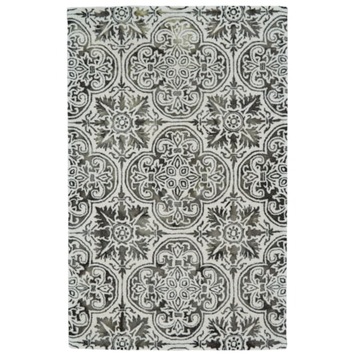 Black 9'-6" x 13'-6" Area Rug
