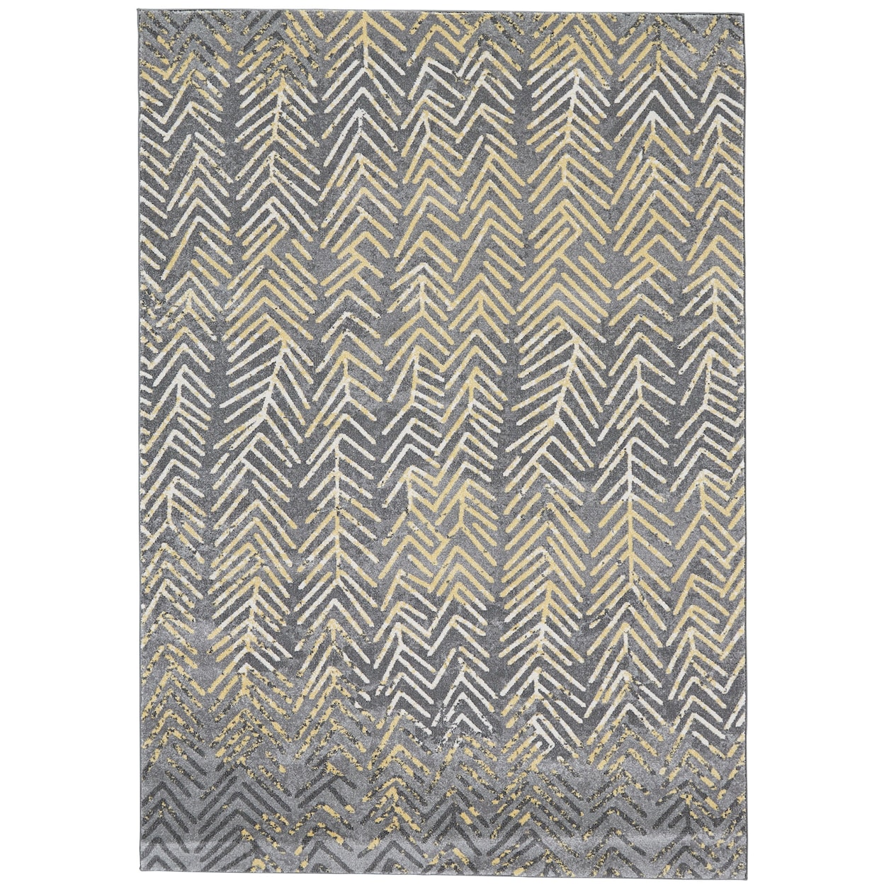 Feizy Rugs Bleecker Granite 2'-2" x 4' Area Rug