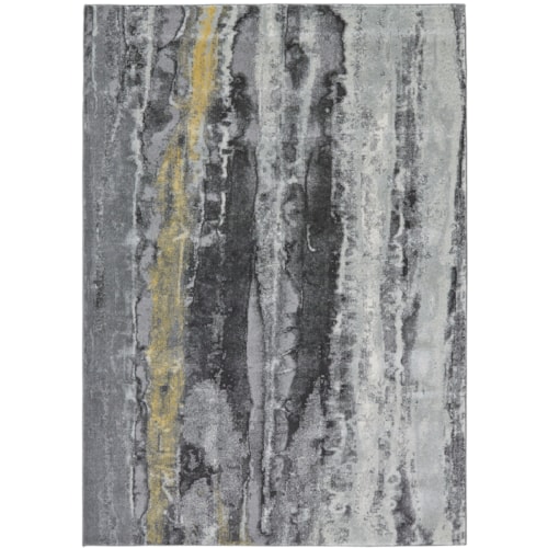 Asphalt 5' x 8' Area Rug