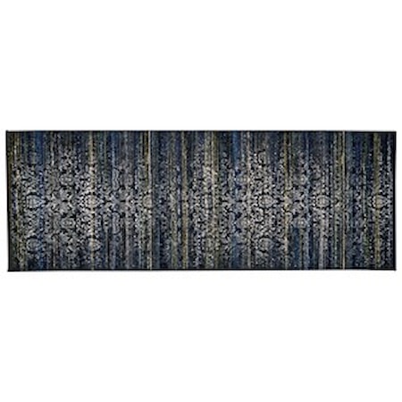 Midnight Blue 2'-10" X 7'-10" Runner Rug