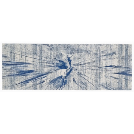Cobalt 2'-10" X 7'-10" Runner Rug