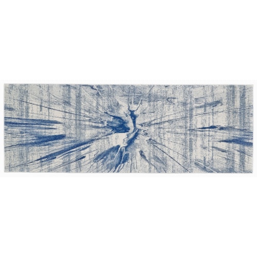 Cobalt 2'-10" X 7'-10" Runner Rug