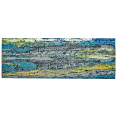 Aura 2'-10" X 11'-10" Runner Rug