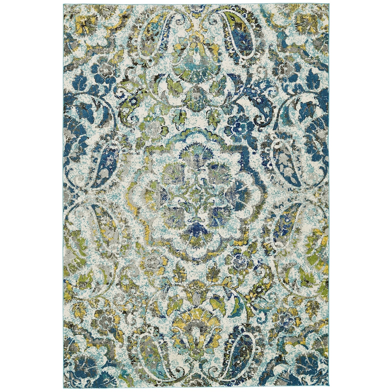 Feizy Rugs Brixton Azure 10' X 13'-2" Area Rug