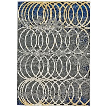 Smoke 2'-2" x 4' Area Rug