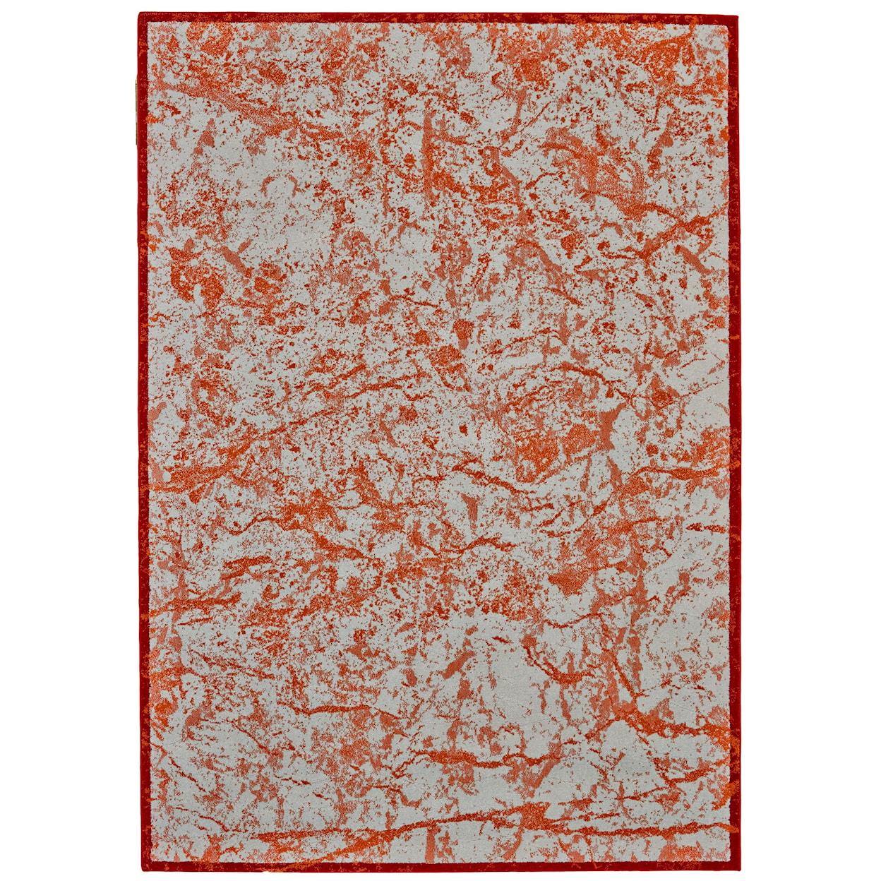 Feizy Rugs Cambrian Tangerine 5' x 8' Area Rug