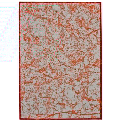 Tangerine 2'-10" X 7'-10" Runner Rug