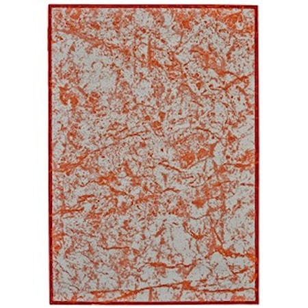 Tangerine 2'-10" X 7'-10" Runner Rug