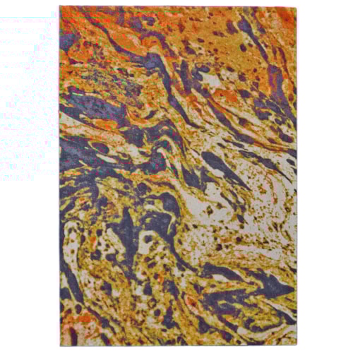 Flame 2'-10" X 7'-10" Runner Rug
