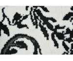 Feizy Rugs Carina Ebony/White 3'-6" x 5'-6" Area Rug