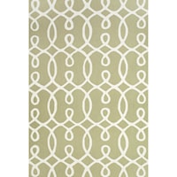 Green/White 8'-6" x 11'-6" Area Rug