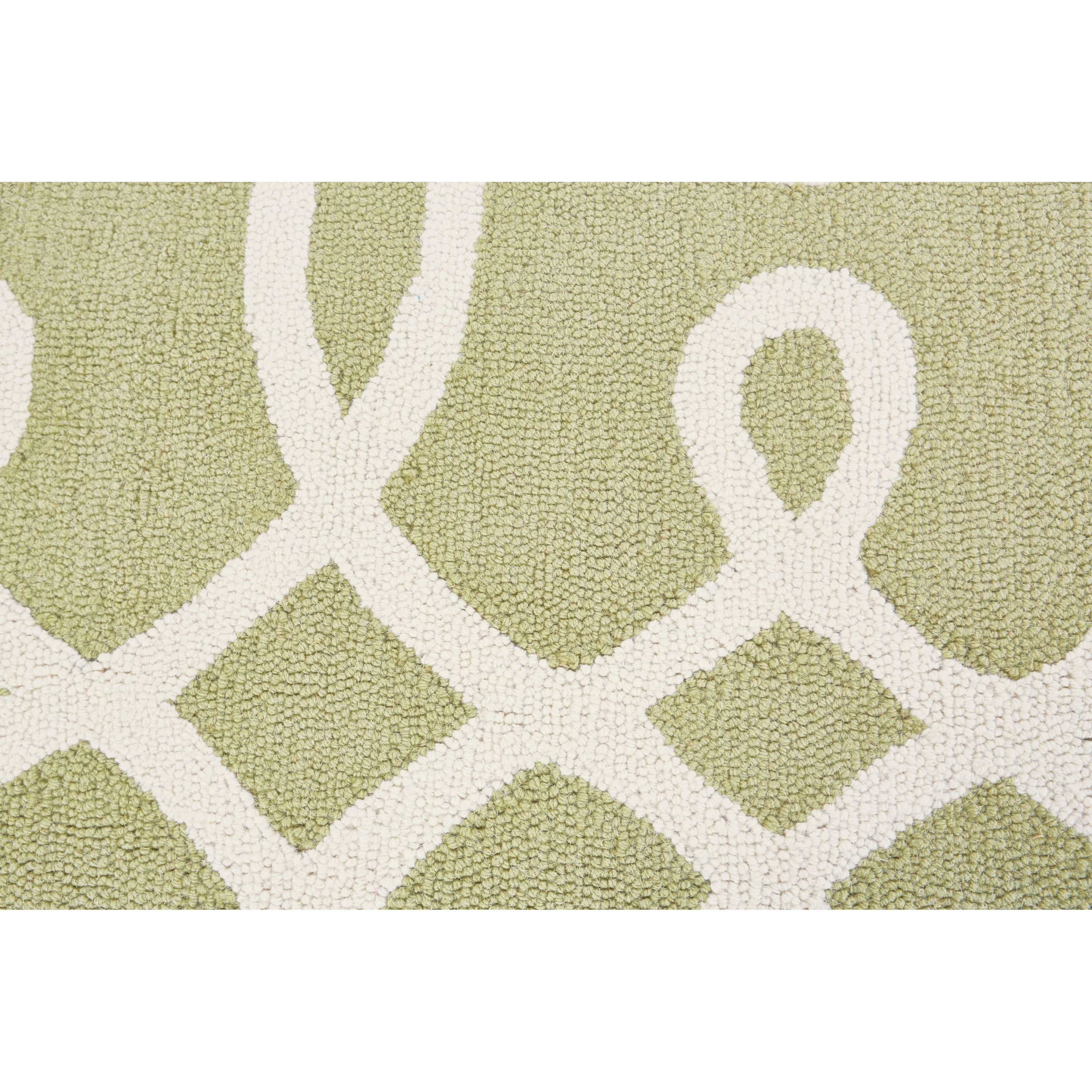 Feizy Rugs Cetara Green/White 8'-6" x 11'-6" Area Rug