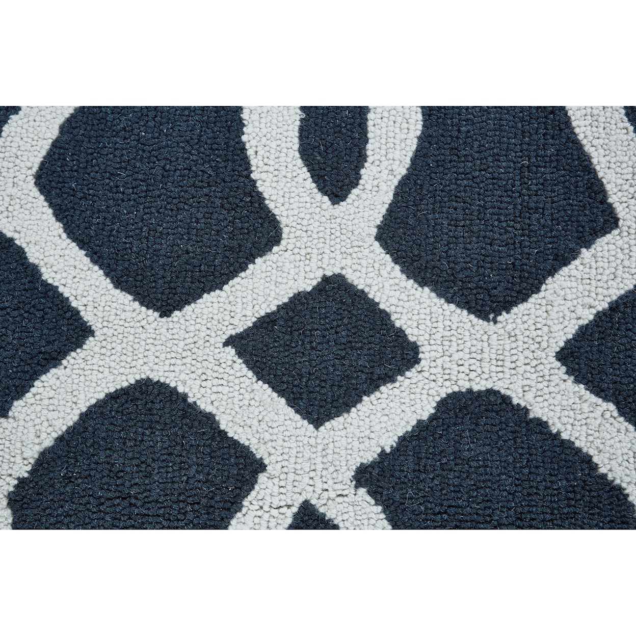 Feizy Rugs Cetara Navy/White 7'-6" x 9'-6" Area Rug