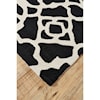 Feizy Rugs Cetara Black/White 5' x 8' Area Rug