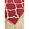 Feizy Rugs Cetara Red/White 3'-6" x 5'-6" Area Rug