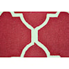 Feizy Rugs Cetara Red/White 3'-6" x 5'-6" Area Rug