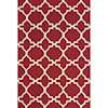 Feizy Rugs Cetara Red/White 7'-6" x 9'-6" Area Rug