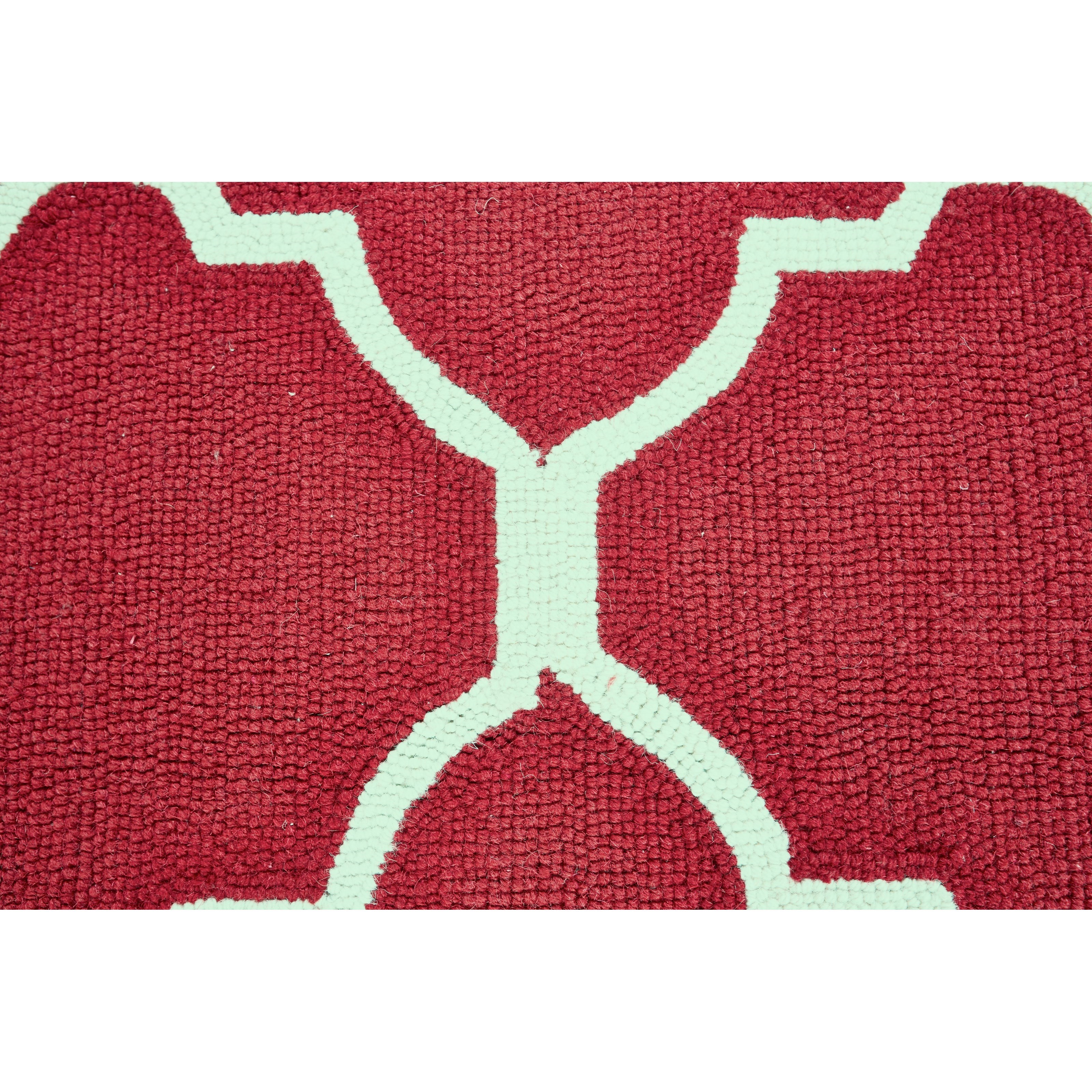 Feizy Rugs Cetara Red/White 8'-6" x 11'-6" Area Rug