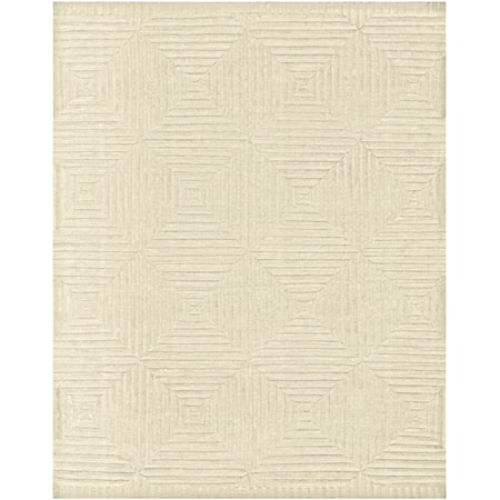 Ivory 5'-6" x 8'-6" Area Rug