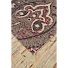 Feizy Rugs Coronado Black/Red 4' x 6' Area Rug