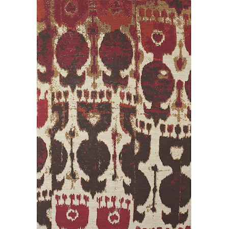 Red/Brown 5' x 8' Area Rug