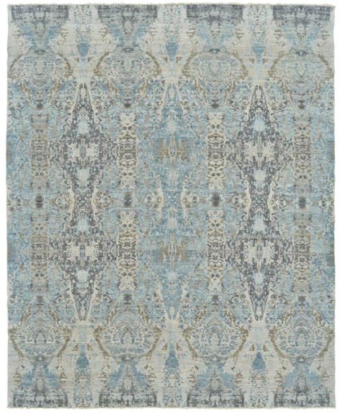 Dalia Azure 5'6"x8'6" (Available in Multiple Sizes)