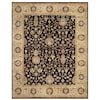 Feizy Rugs Drake Black/Beige 8'-6" x 11'-6" Area Rug