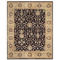 Black/Beige 8'-6" x 11'-6" Area Rug