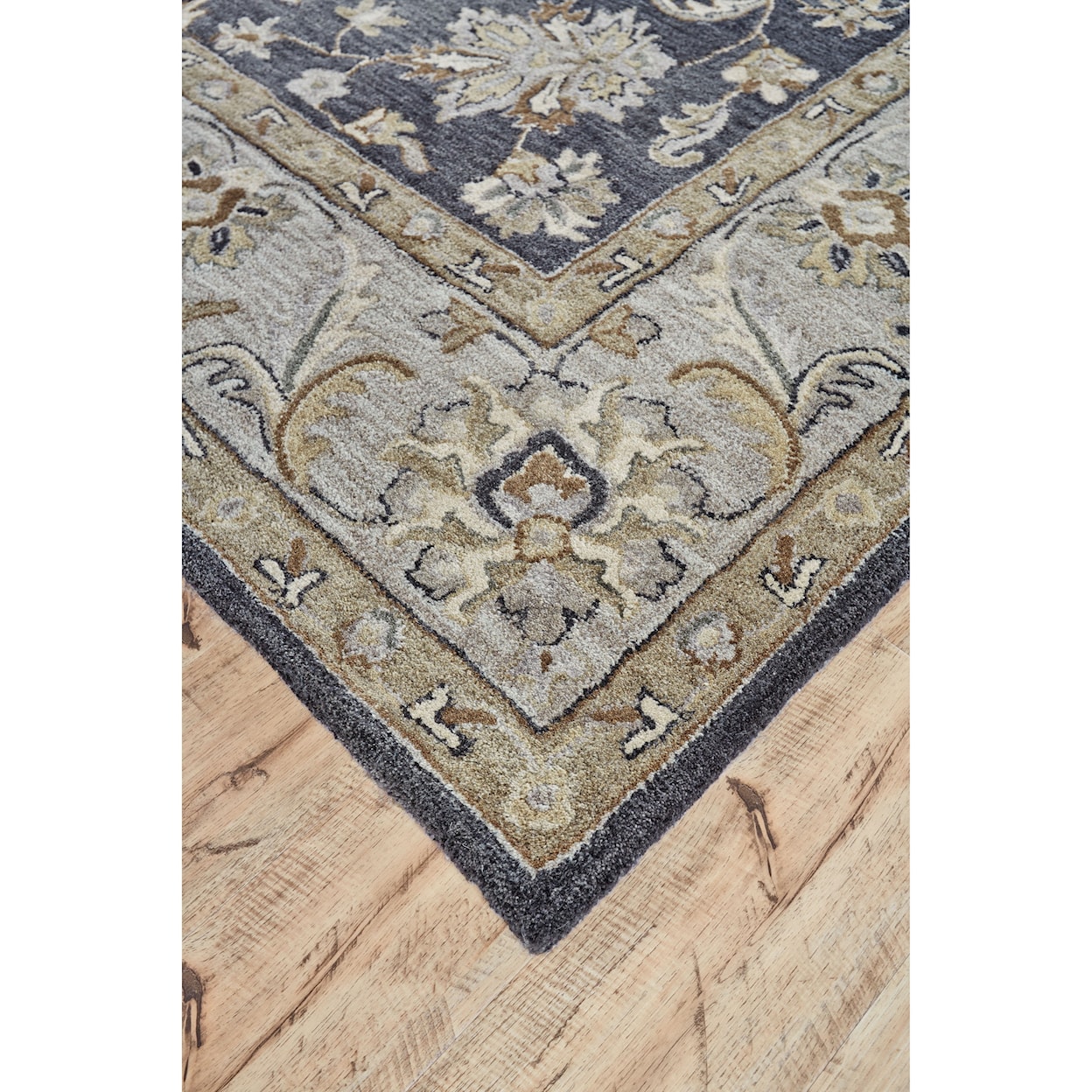 Feizy Rugs Eaton Charcoal 9'-6" x 13'-6" Area Rug