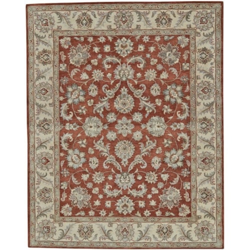 Rust 2'-6" X 10' Runner Rug