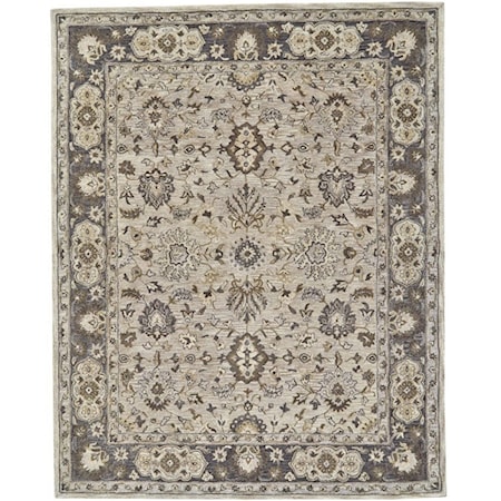 Gray 3'-6" x 5'-6" Area Rug