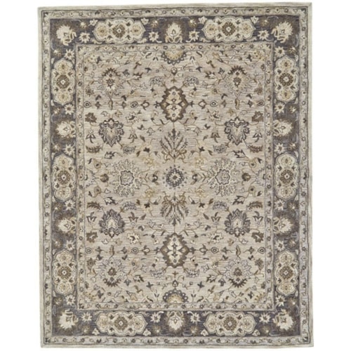 Gray 2'-6" X 10' Runner Rug
