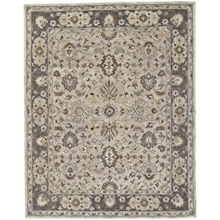 Gray 2'-6" X 10' Runner Rug