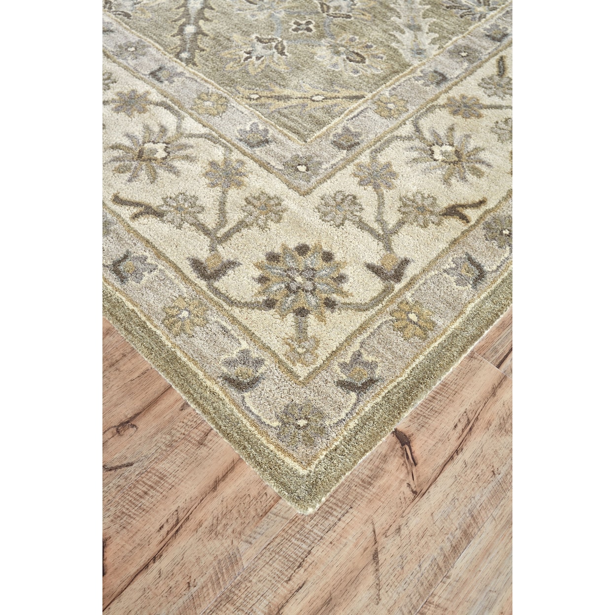 Feizy Rugs Eaton Sage 2'-6" X 10' Runner Rug