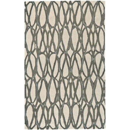 Titanium 3'-6" x 5'-6" Area Rug