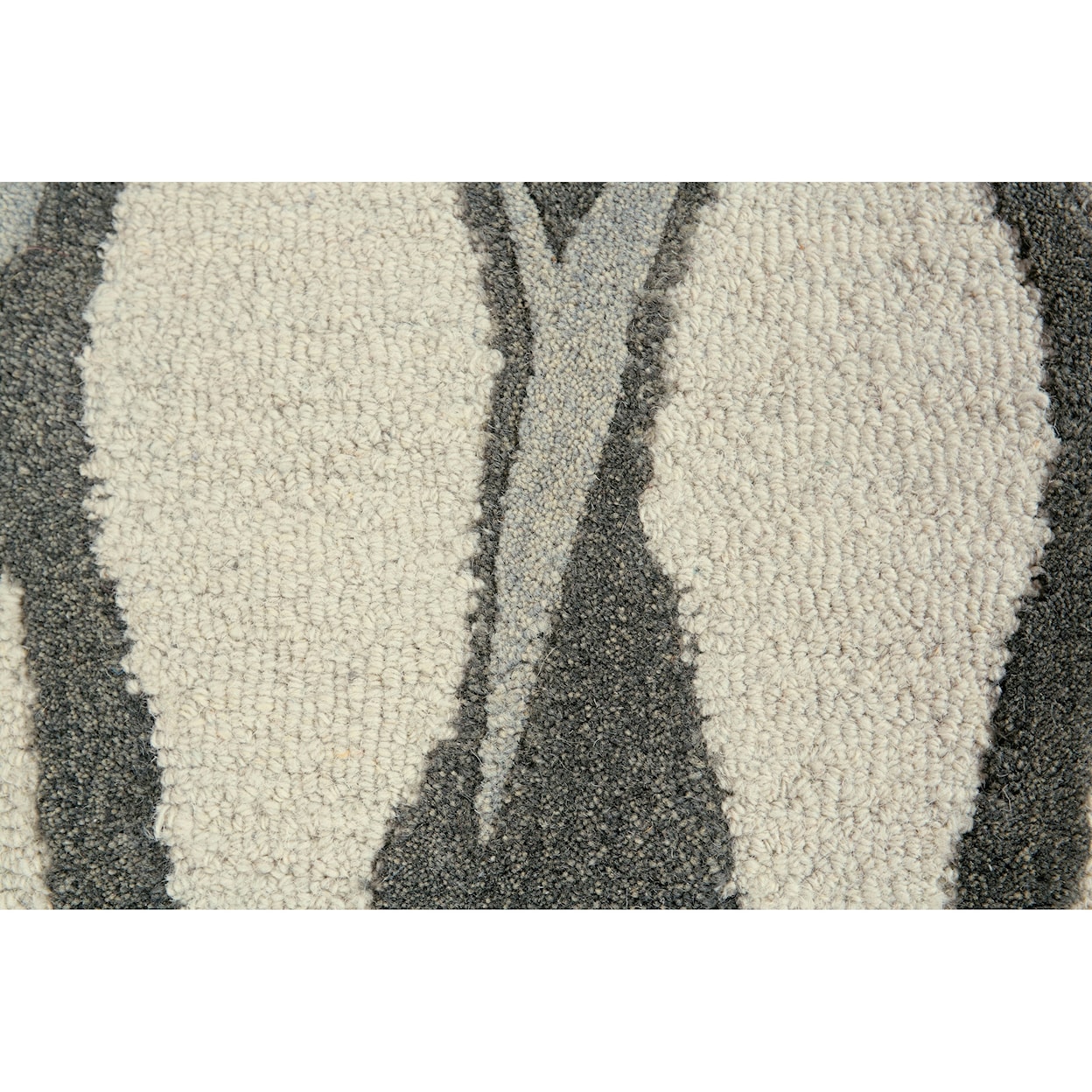 Feizy Rugs Ella Titanium 3'-6" x 5'-6" Area Rug