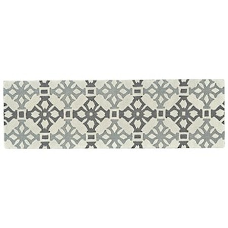 Fog 2'-6" x 8' Runner Rug