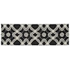 Feizy Rugs Ella Black 2'-6" x 8' Runner Rug