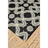 Feizy Rugs Ella Black 2'-6" x 8' Runner Rug