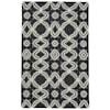 Feizy Rugs Ella Black 2'-6" x 8' Runner Rug