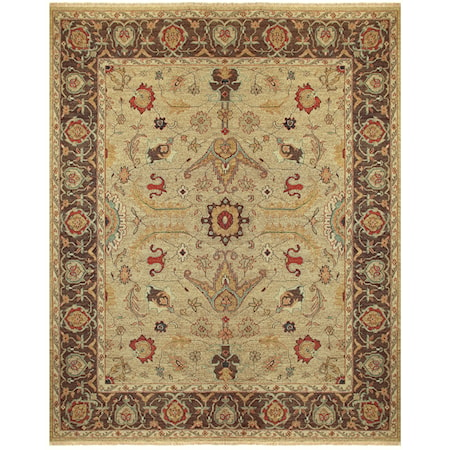 Gold/Brown 9'-6" x 13'-6" Area Rug
