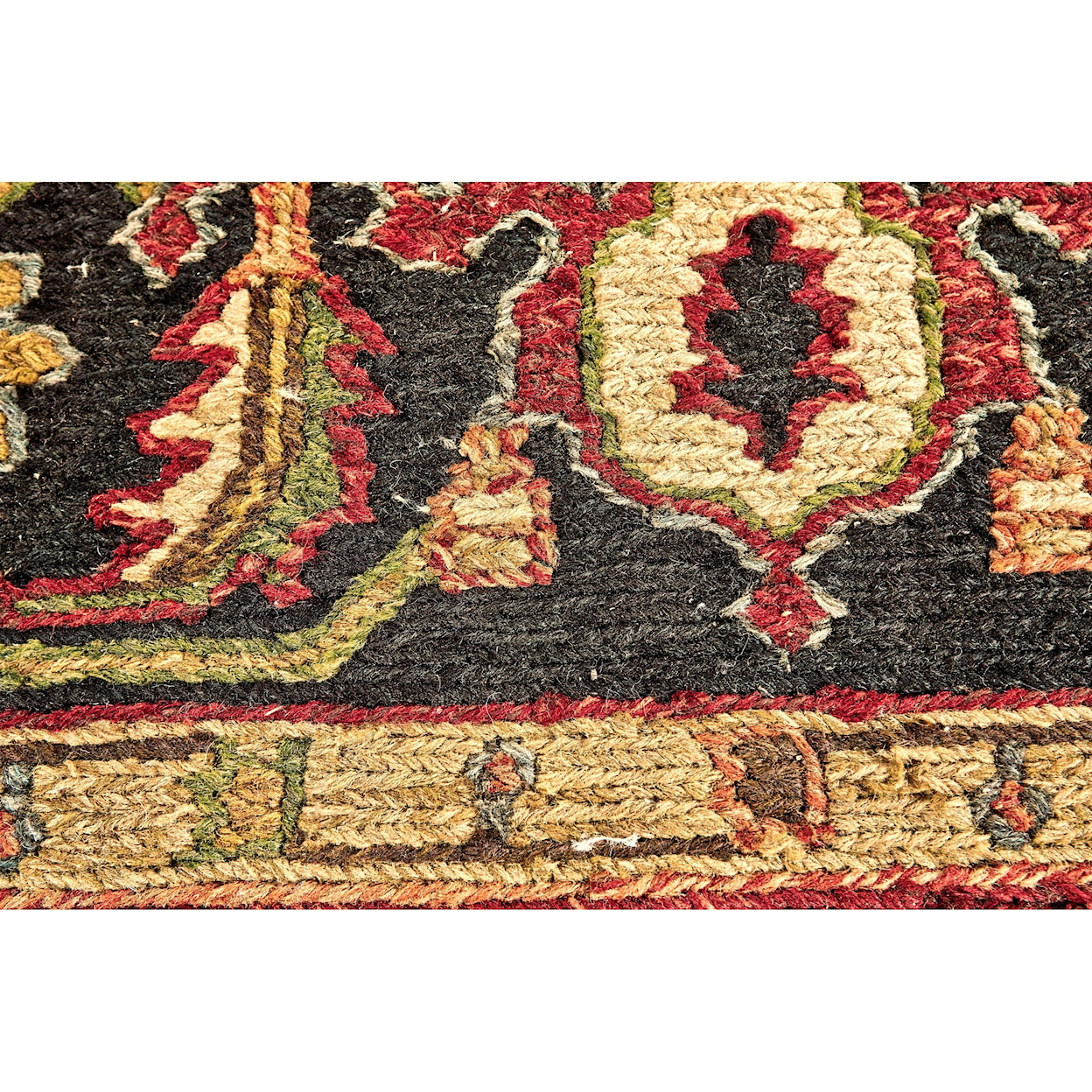 Feizy Rugs Goshen Red/Black 9'-6" x 13'-6" Area Rug