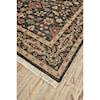 Feizy Rugs Goshen Black/Black 5'-6" x 8'-6" Area Rug