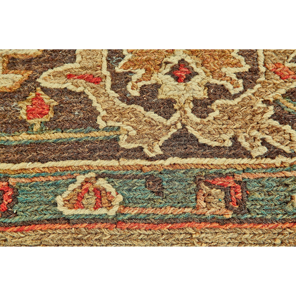 Feizy Rugs Goshen Gold/Brown 8'-6" x 11'-6" Area Rug