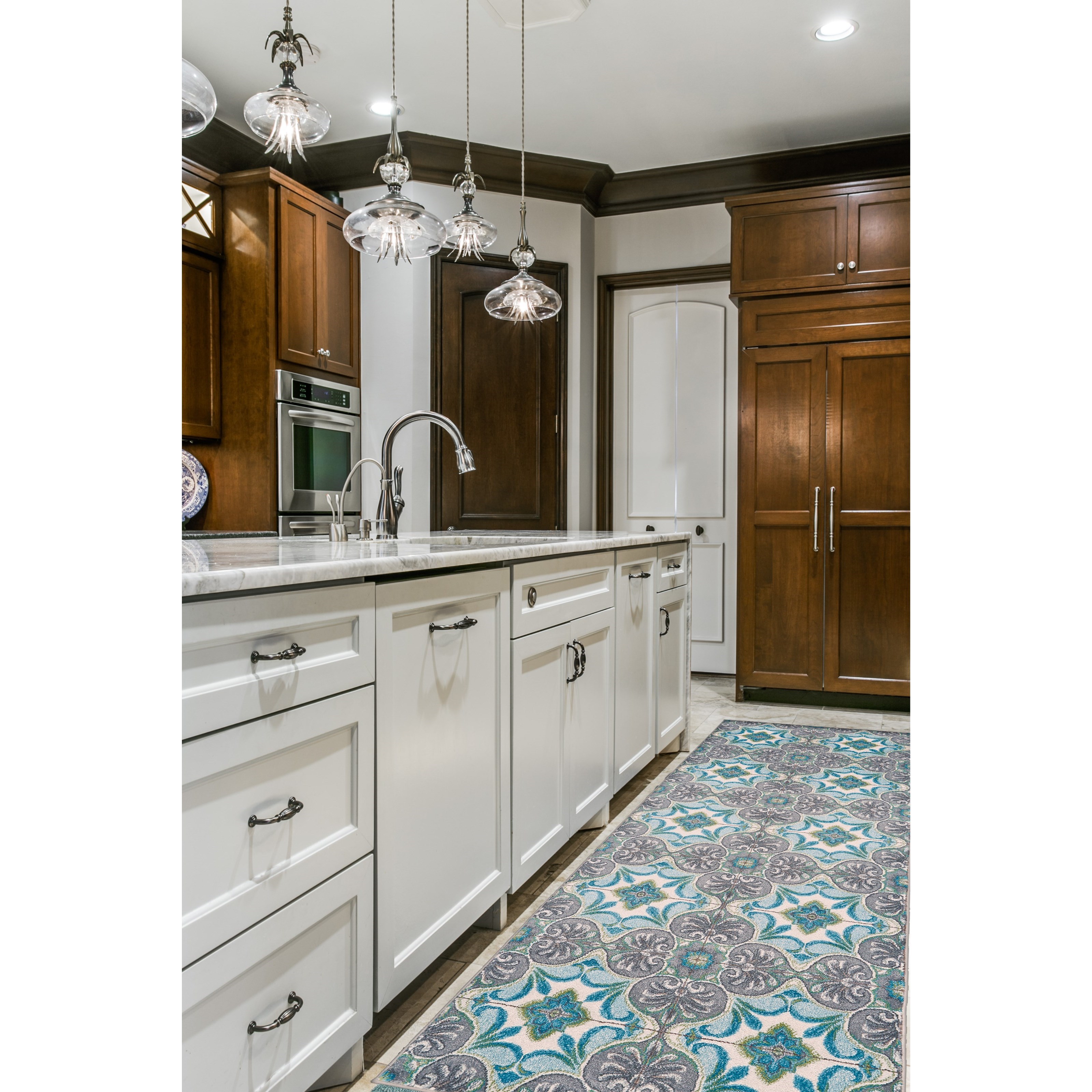 Feizy Rugs Harlow Sea Glass 2'-10" X 7'-10" Runner Rug